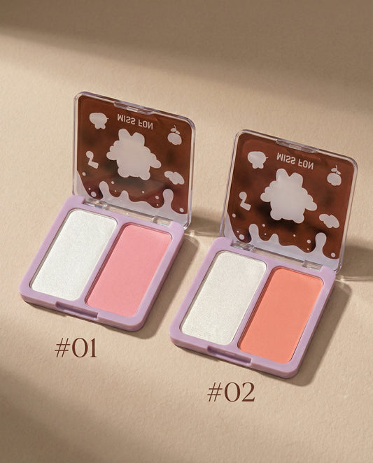 RUBOR E ILUMINADOR DUO BEAR SUPER CUTE